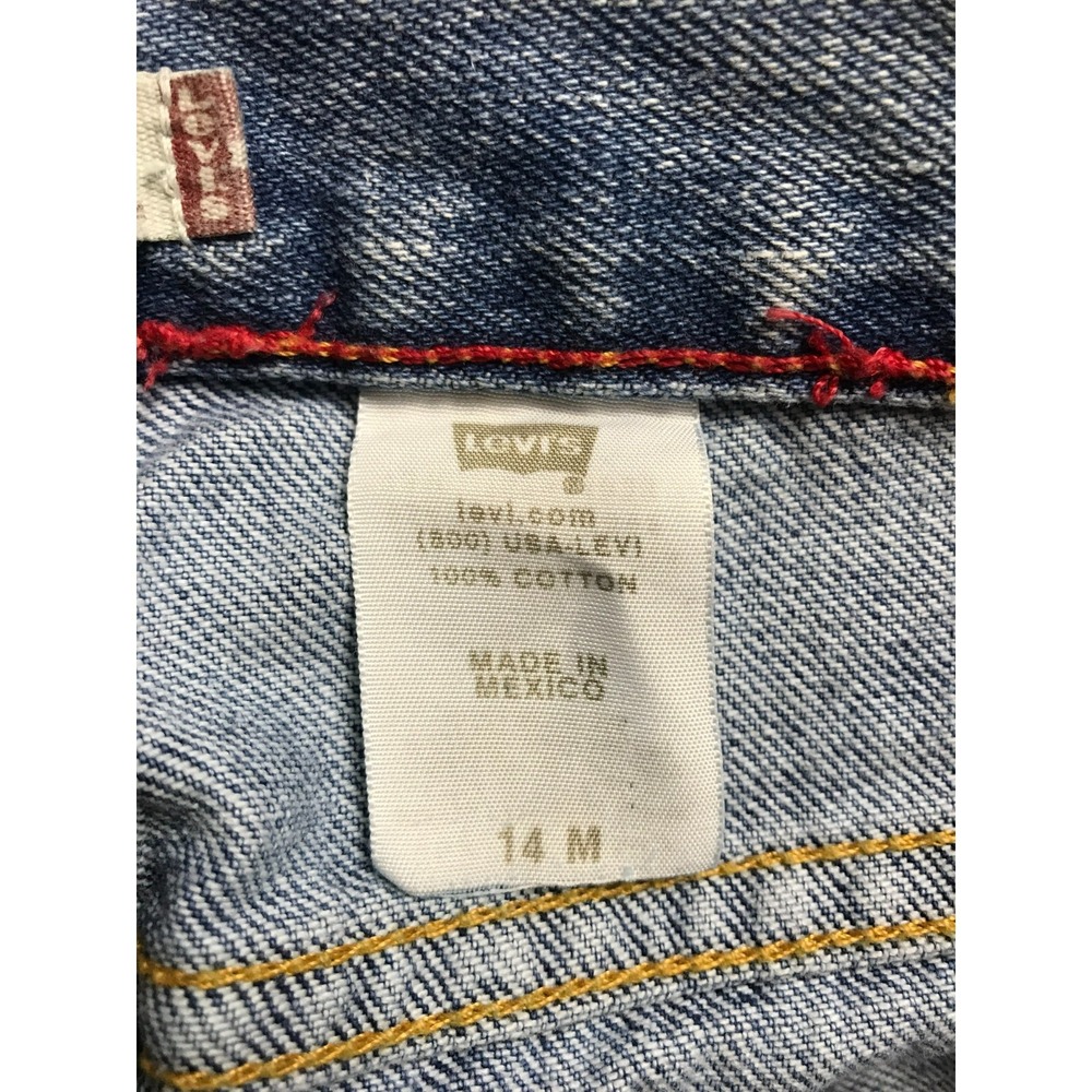 Levi's Jeans, Women's Size 14M , Blue, Denim, Relaxed, Tapered, 550 - Picture 7 of 10